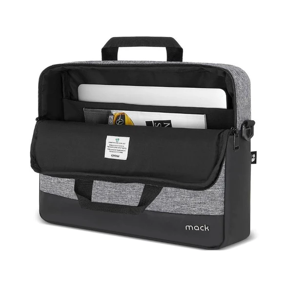 Mack MCE-1102 15.6" UNICITY Eco Notebook Çantası Gri - 3