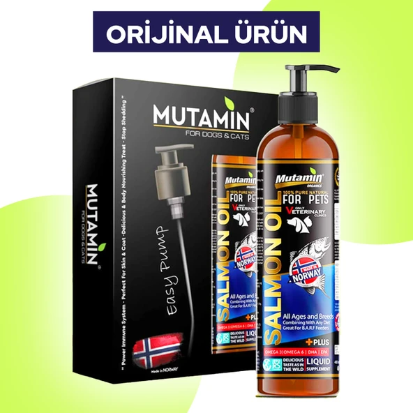 Mutamin Norveç Somon Yağı 250ML - Mutamin Fabrikadan Orjinal