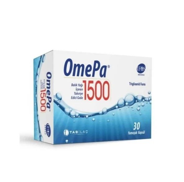 Omepa Balık Yağı 1500 mg 30 Yumuşak Kapsül
