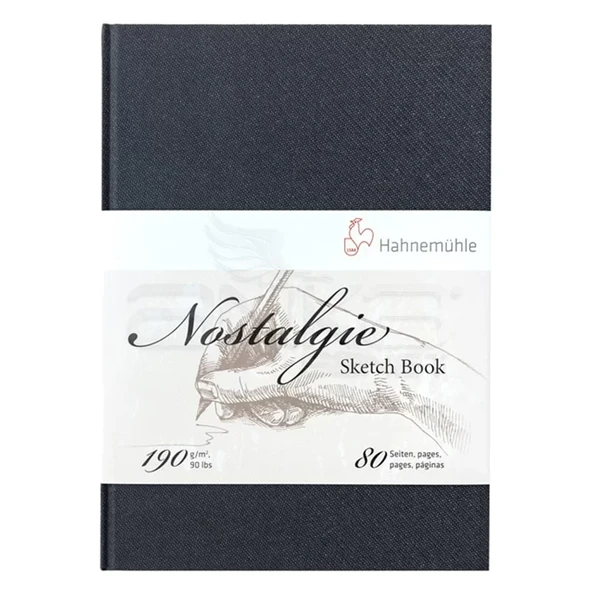 Hahnemühle Nostalgie Sketch Book Çizim Defteri Sert Kapak Dikey 190g 80 Yaprak - Resim 2