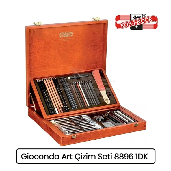 Koh-i-Noor Gioconda Artist Set Ahşap Kutu Çizim Seti 8896 1DK ürün görseli