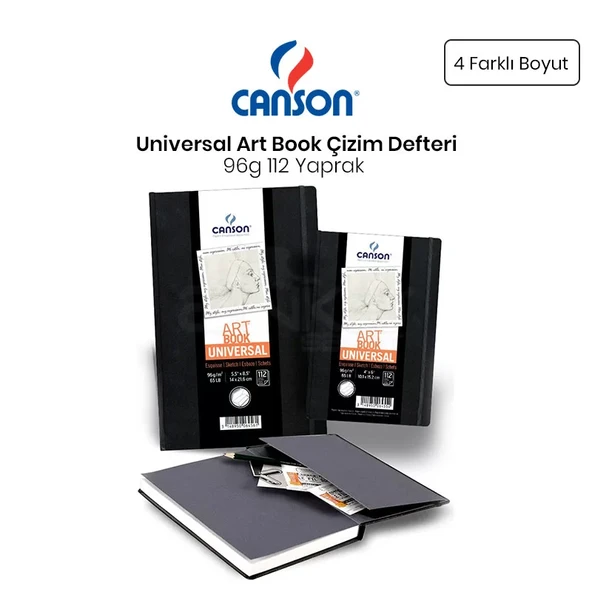 Canson Universal Art Book Çizim Defteri 96g 112 Yaprak - 1