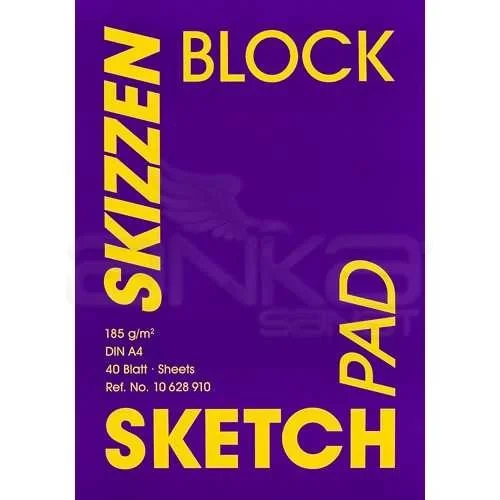 Hahnemühle Sketch Pad Eskiz Defteri A4 185g 40 Yaprak - Resim 2