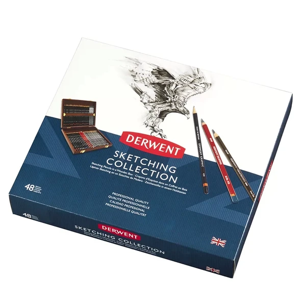 Derwent 48 Sketching Seti - 2