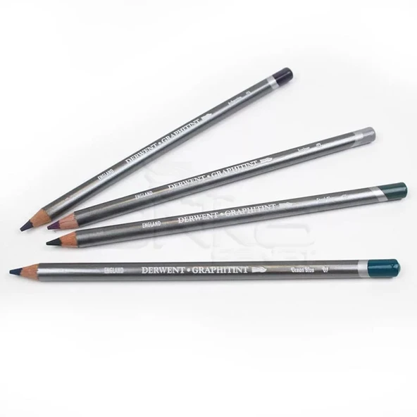Derwent Graphitint Sulandırılabilen Renkli Grafit Kalem 24lü Set - Resim 3