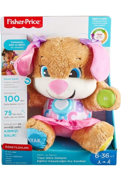 FISHER PRICE Fisher-Price® LnL Yaşa Göre Gelişim Eğitici Köpekçiğin Kız Kardeşi (Türkçe) | FPP83 - 7
