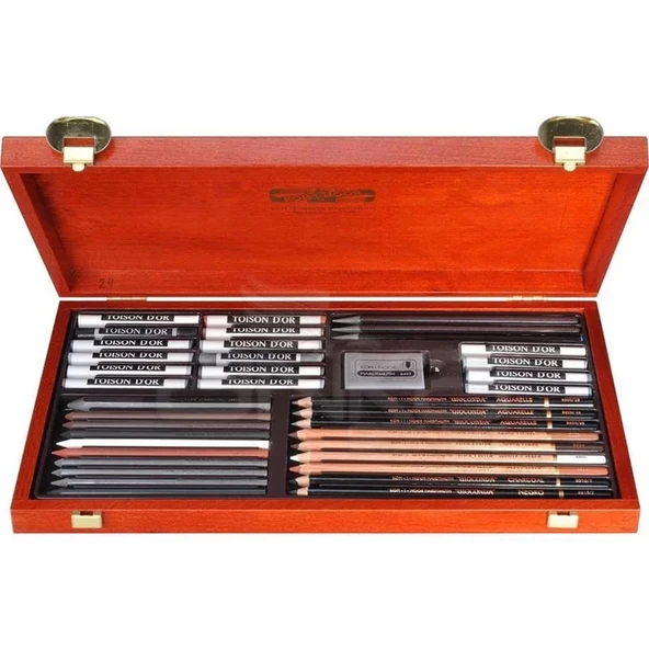 Koh-i-Noor Gioconda Artist Set Ahşap Kutu Çizim Seti 8895 - 4