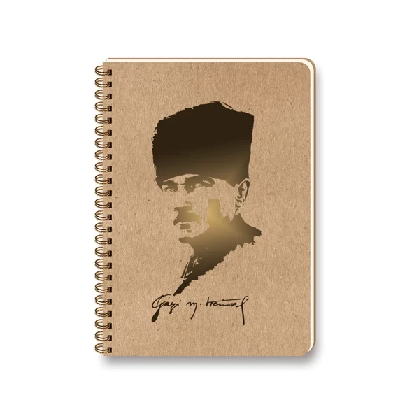 KESKİN FUNKY ATA SPİRALLİ DEFTER 17x23 DÜZ 100 YAPRAK (418110) - 2