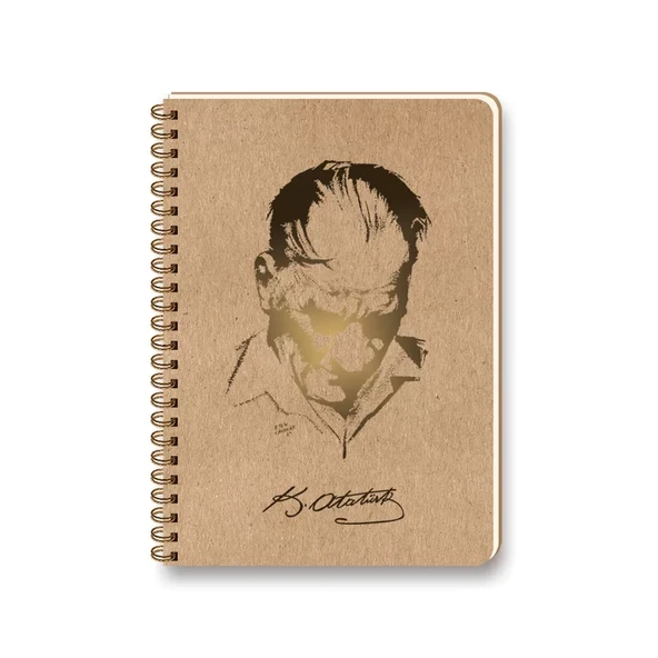 KESKİN FUNKY ATA SPİRALLİ DEFTER 17x23 DÜZ 100 YAPRAK (418110) - 3