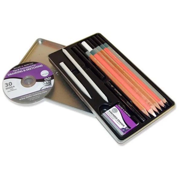 Daler Rowney Simply Drawing Tin 12li Set - 2