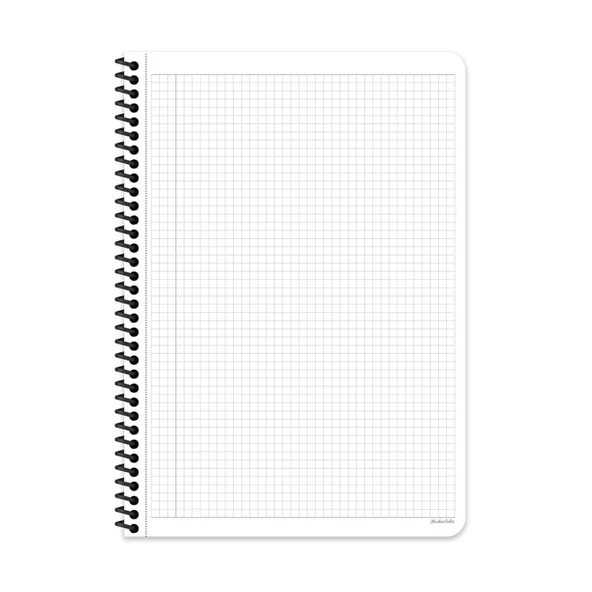 KESKİN OUTDOOR SPİRALLİ SERT KAPAK DEFTER 17x24 KARELİ 80 YAPRAK MAVİ (411013) - 2