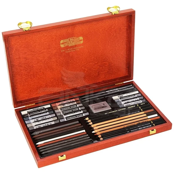 Koh-i-Noor Gioconda Artist Set Ahşap Kutu Çizim Seti 8895 - 2