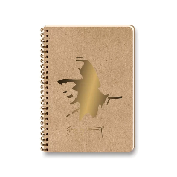 KESKİN FUNKY ATA SPİRALLİ DEFTER 17x23 DÜZ 100 YAPRAK (418110) - 4