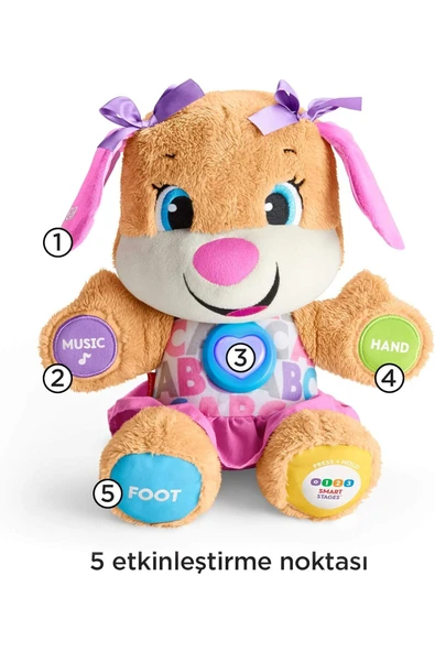 FISHER PRICE Fisher-Price® LnL Yaşa Göre Gelişim Eğitici Köpekçiğin Kız Kardeşi (Türkçe) | FPP83 - 3