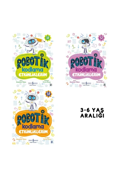 TÜRKİYE İŞ BANKASI KÜLTÜR YAYINLARI Minikler İçin Robotik Kodlama Seti