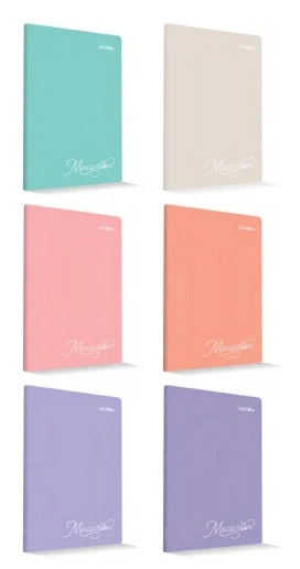 ÇINAR PASTEL PLASTİK KAPAK DEFTER A4 KARELİ 40 YAPRAK (76402) - 2