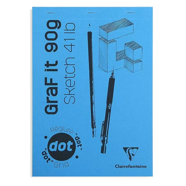 Clairefontaine Graf it Dot Noktalı Blok 90g 80 Yaprak - Resim 5