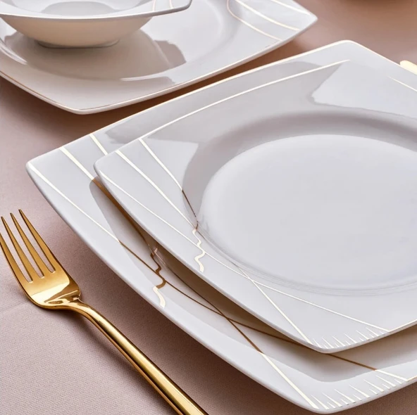 Güral Porselen Caroline 24 Parça Yemek Seti 6729 - 2