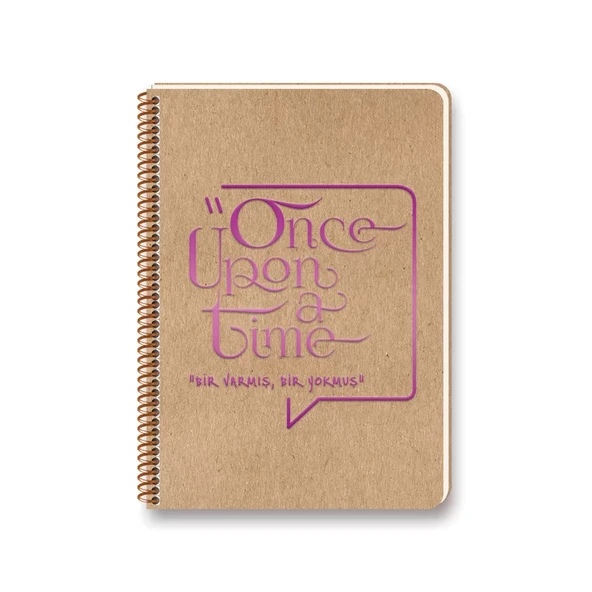 KESKİN FUNKY SPİRALLİ SERT KAPAK DEFTER 17x24 ÇİZGİLİ 100 YAPRAK (418011) - 3