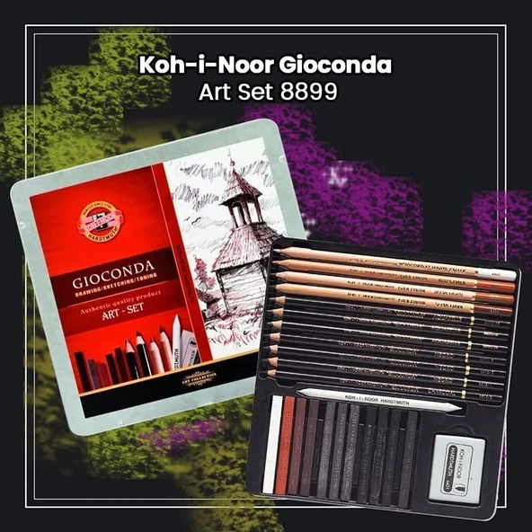 Koh-i-Noor Gioconda Art Set 8899 - Resim 3