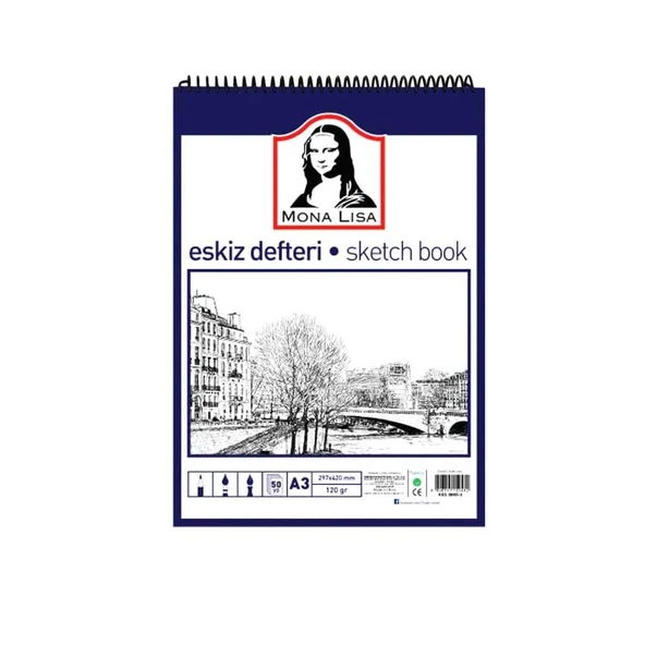 Südor Eskiz Defteri A3 120 gr 50 Yaprak - Resim 2