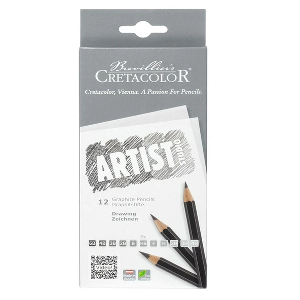 Cretacolor Artist Studio Dereceli Kalem Seti 12′Li 14112 ürün görseli