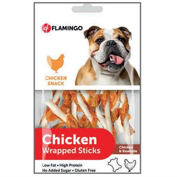 Flamingo Rhide Tavuk Sargılı Glutensiz Köpek Ödül Maması 65 Gr