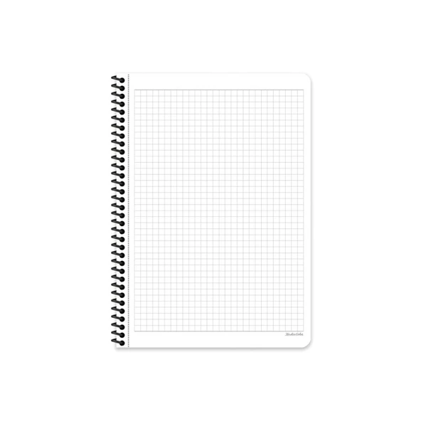 KESKİN OUTDOOR SPİRALLİ SERT KAPAK DEFTER 17x24 KARELİ 80 YAPRAK KAHVE (411011) - 2