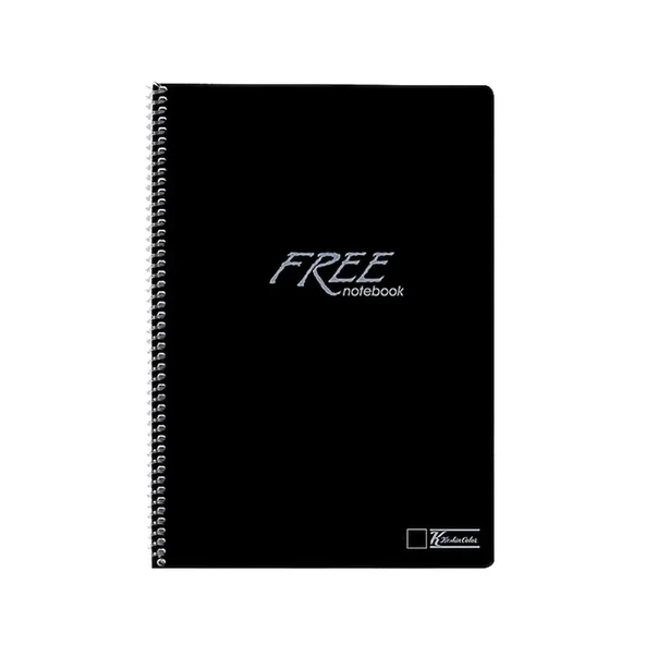KESKİN FREE SPİRALLİ DEFTER A4 DÜZ 120 YAPRAK (320450) - 2