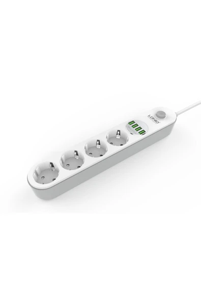 LDNIO Se4432 Grup Priz 4lü - 3.4a 4x Usb Çıkışlı 2metre - 2