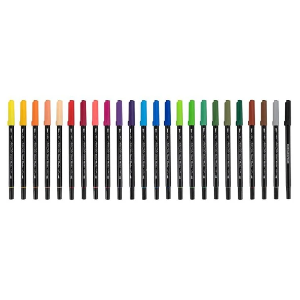 Eberhard Faber Artist Color Eskiz Markörü 24lü Set - Resim 2