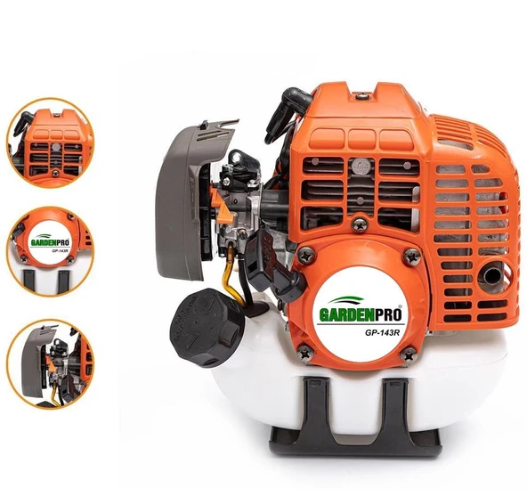 Gardenpro GP-143R Profesyonel Motorlu Tırpan - Resim 2