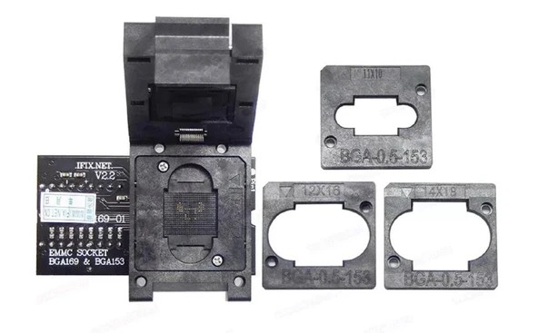 RT809H EMMC ADAPTÖRÜ BGA 153 BGA 169 BGA 169-01 EMMC SOKET