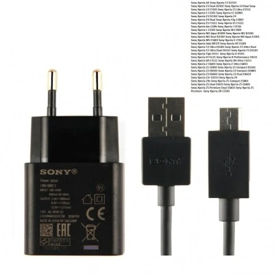 Sony X,Xa,Xp,Zr Hızlı Şarj Cihaz Aleti Uch10 Ve Micro Usb Kablosu - Resim 2