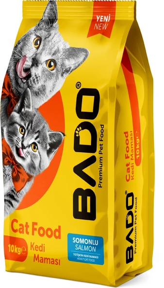 Bado Yetişkin Kedi Maması Somonlu 10 Kg