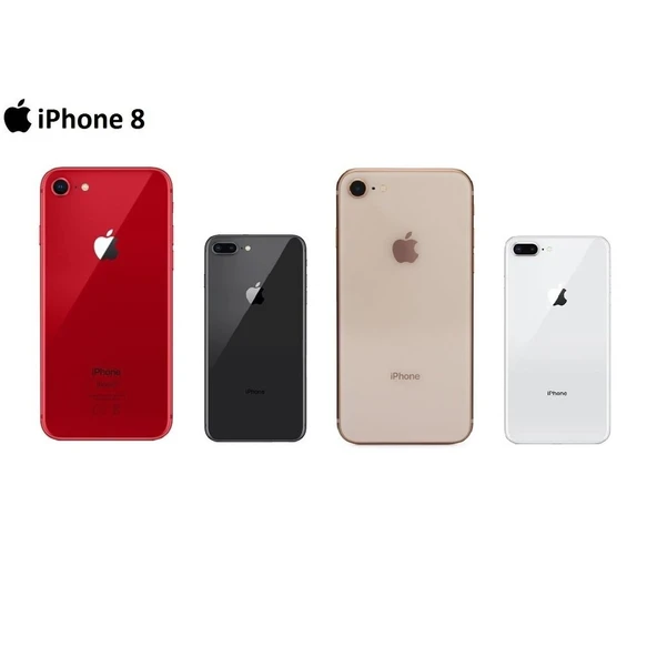 Apple Iphone 8 Arka Pil Batarya Kapak Cam Kamera Lensli