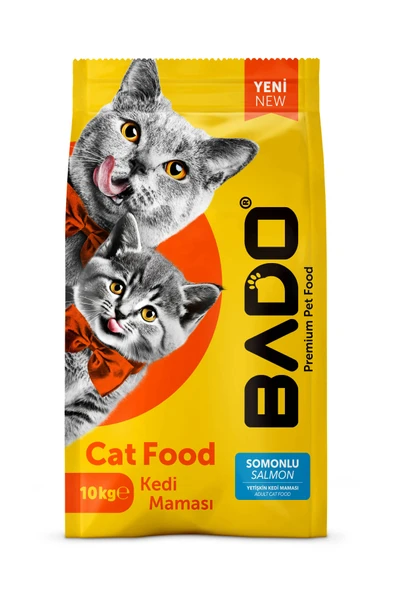 Bado Yetişkin Kedi Maması Somonlu 10 Kg