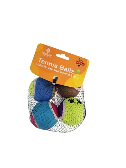 Tennis Ballz Köpek Tenis Topları 4lü