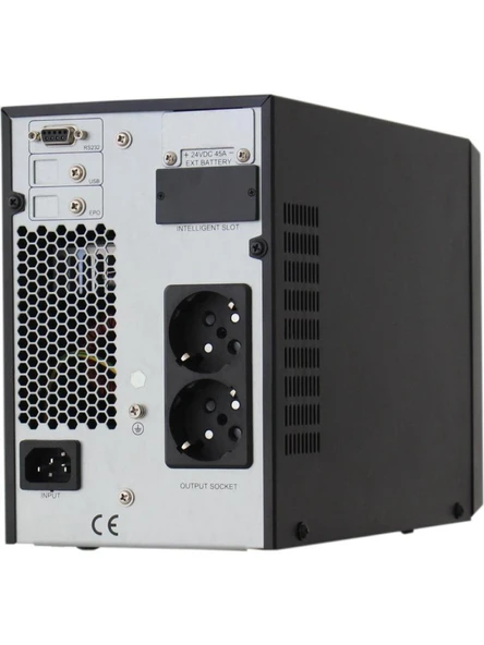 DotVolt 1 KVA / 900 W 1/1F LCD Tower Online Güç Kaynağı UPS 2 x 12V 9A - 2