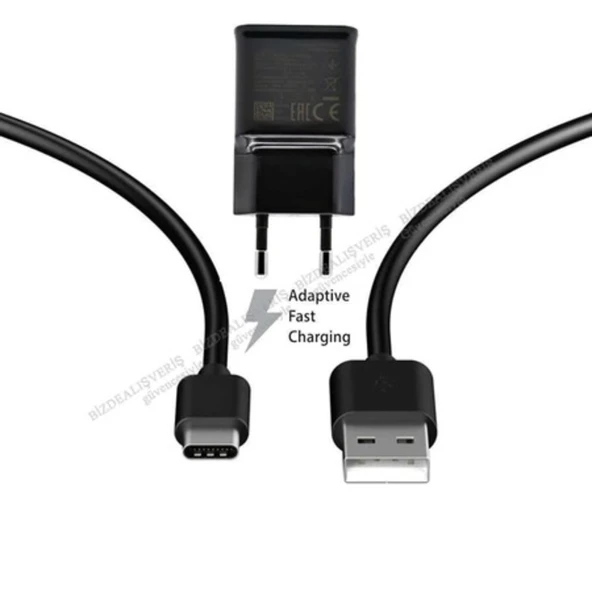 Samsung Galaxy C9 Pro Type-C Hızlı Şarj Cihazı Aleti-Beyaz - 3