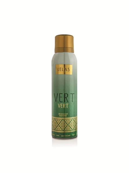Lelas 1170 Vert Deodorant 150 ML – Meyveli Odunsu Unisex Koku Spreyi - 4
