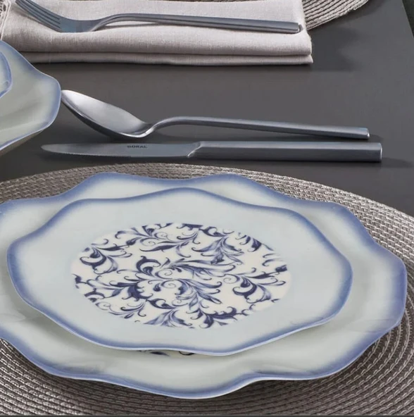 Güral Porselen 24 Parça Nesrin Yemek Takımı 3214 - 2