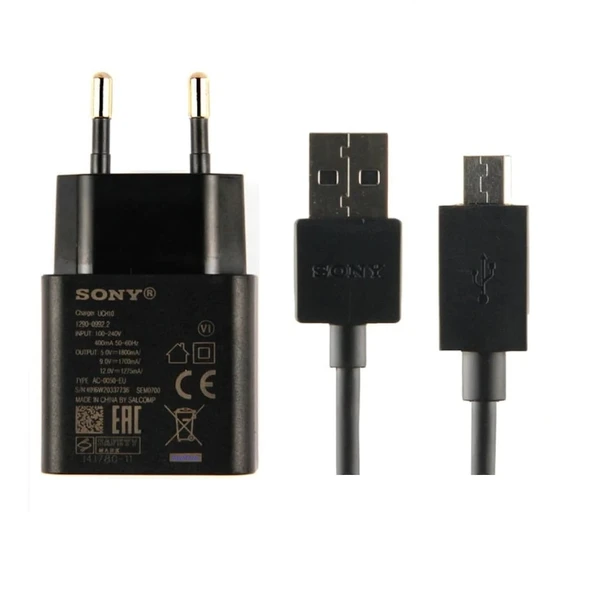 Sony Xperia T3 D5102 Şarj Aleti Ve Data Kablosu Uch10 Micro Usb ürün görseli