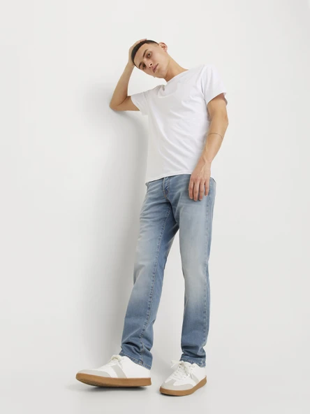 JACK JONES Mıke Model Rahat Kesim Erkek Kot Pantolon 12269598 - 3