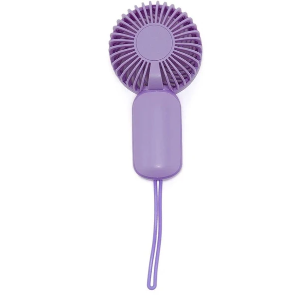 Renkli Şarjlı Mini El Fanı - 8