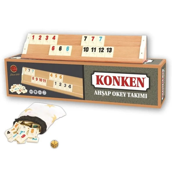 Konken Ahşap Okey 0143