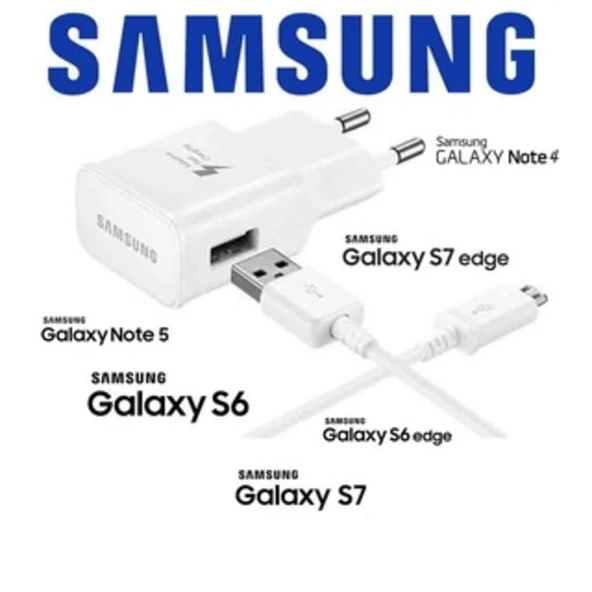 Samsung S6 S7 Edge Note 4 Note 5 Hızlı Şarj Cihazı Şarj Aleti - Resim 2