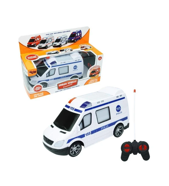 Uzaktan Kumandalı Pilli Polis Otosu 1293