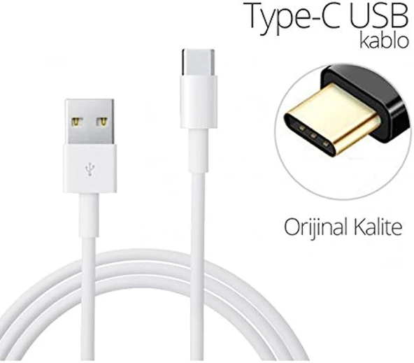 Lg-Huawei-Mi-Samsung Type-C Hızlı Şarj Ve Data Kablosu Orjinal