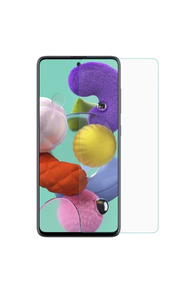 Samsung Galaxy A51  Ekran Koruyucu 9h Sert Temperli Kırılmaz Cam Koruma Şeffaf